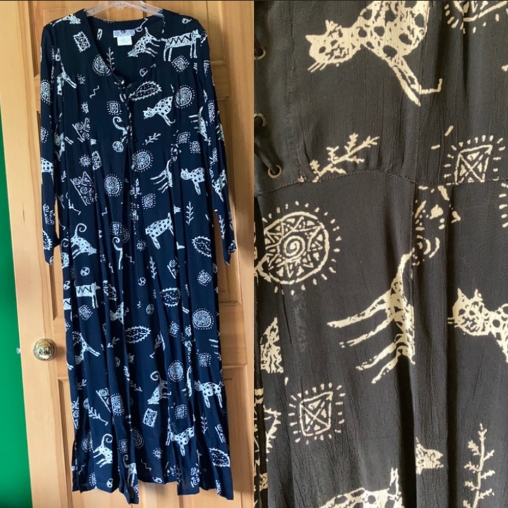 Patterned Kimono Style Jacket - image 1